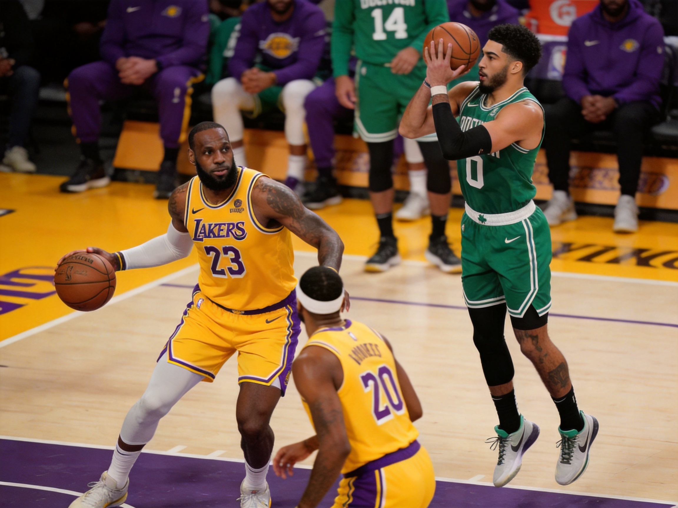 星空游戏战报：NBA总决赛湖人vs凯尔特人